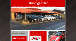 Desktop Screenshot of hundigebiler.dk